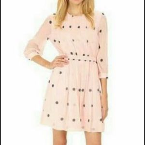 Authentic Kate Spade Pink Polka Dot Dress